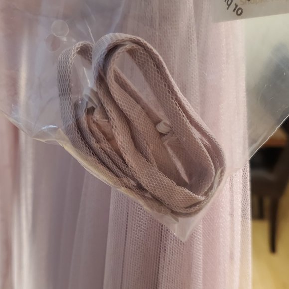 Revelry Rosalie tulle convertible dress in dusty quartz - Picture 6 of 7